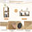 Bedside Table Set Of 2, Stackable Cube Storage Organizer With Anti-Tip Device