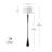 Temple 70'' Matte Floor Lamp