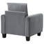 Fauteuil d'appoint rembourré Dixon