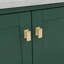 Meuble-lavabo de salle de bain 48 po, meuble-lavabo autoportant avec comptoir, armoire de rangement de salle de bain verte avec cadre en bois massif