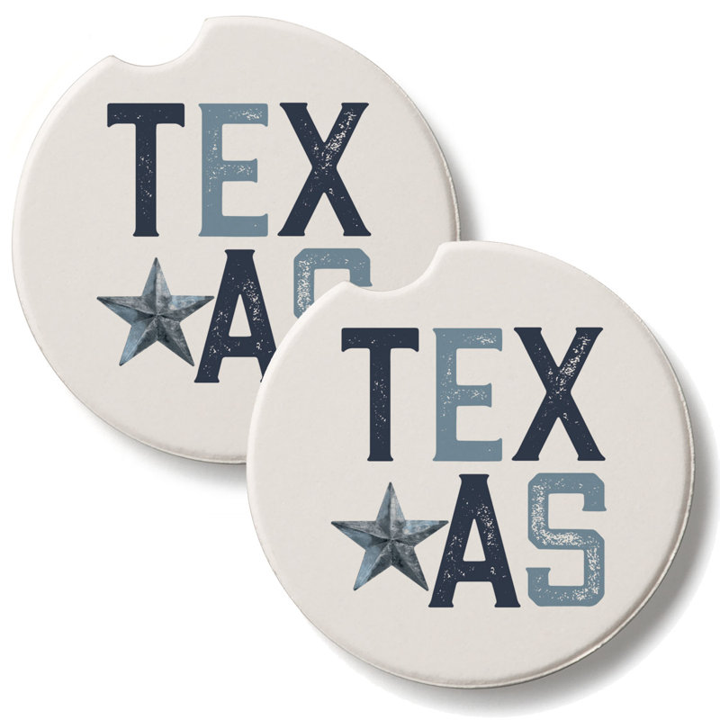 Ensemble de 2 sous-verres Patriotic Texas