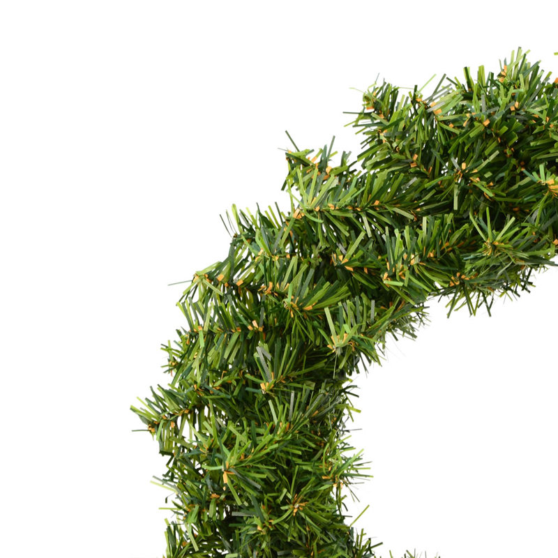 Artificial Mini Pine Wreath, 6" H x 6" W x 2" D, 6