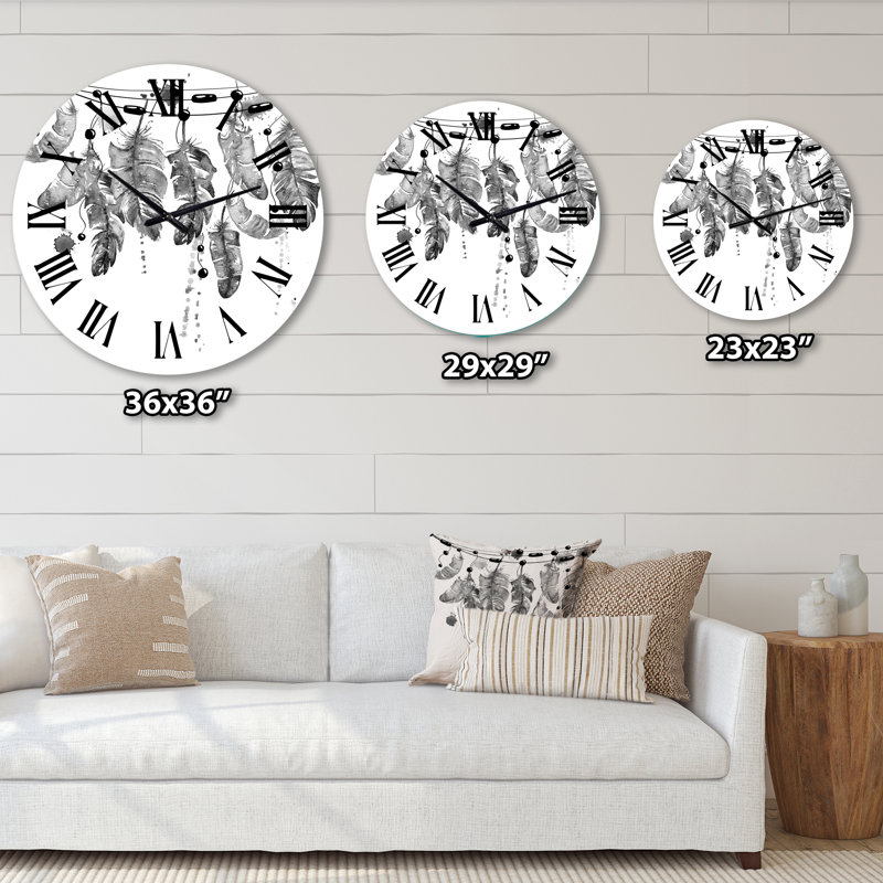 Horloge murale bohème et éclectique, Grand