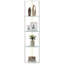  LED Floor Lamp with Shelves, Dimmable Standing Lamp with Foot Switch-1455366555