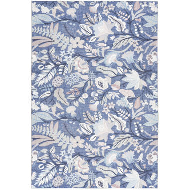 Davanna Abstract Bath Mat Ivy Bronx Color: Blue