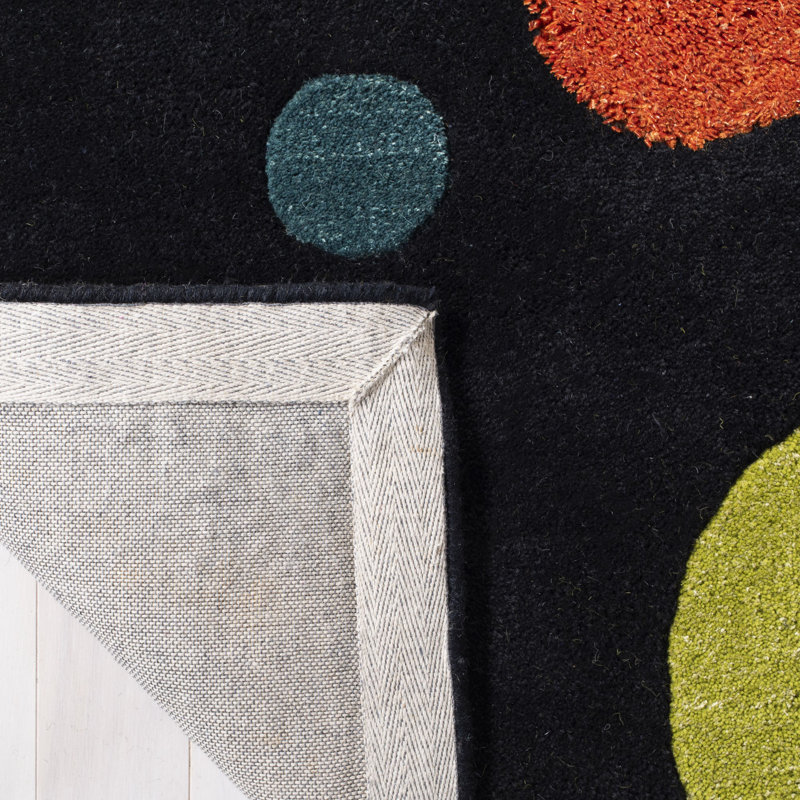 Tapis en laine touffeté à la main Amier, Rectangle 2 pi x 3 pi