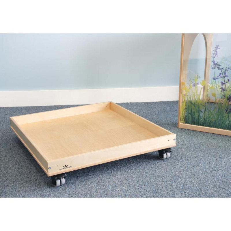 Petit chariot à petits cubes, H 6,25 po x l 30,5 po x P 31,5 po