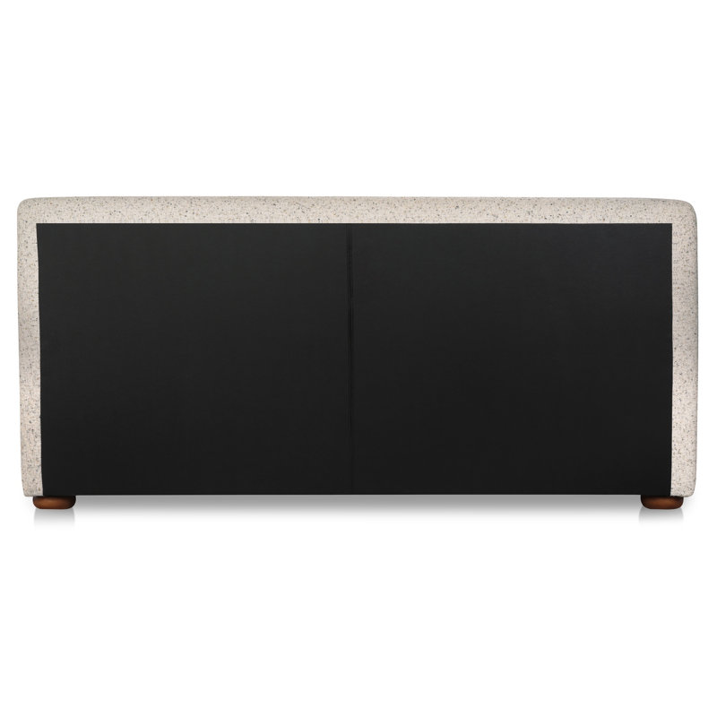 Beau King Storage Bed Speckled Light Grey, Gray, Queen
