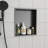 15" X 13" Stainless Steel Shower Niche, Gunmetal Black-98753621-98753616