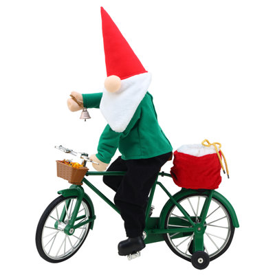 23" Animated Cycling Gnome