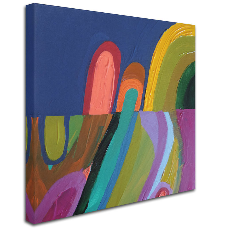 «Petits Chemins» de Breagh, impression sur toile tendue, H 14 po x l 14 po