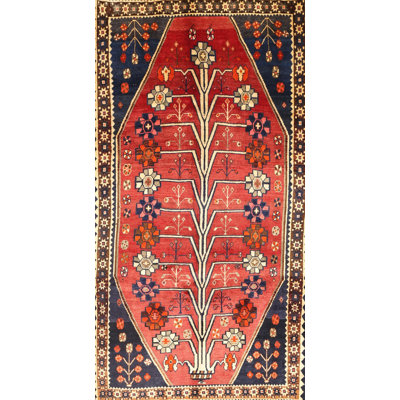 Tapis traditionnel rouge / brun Siyeh