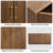 65" Mid-Century Modern TV Stand with Storage, Media Console Fits TVs up to 75", Walnut Brown-932663735
