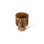 Lightning Brown 13" Wood Table Vase