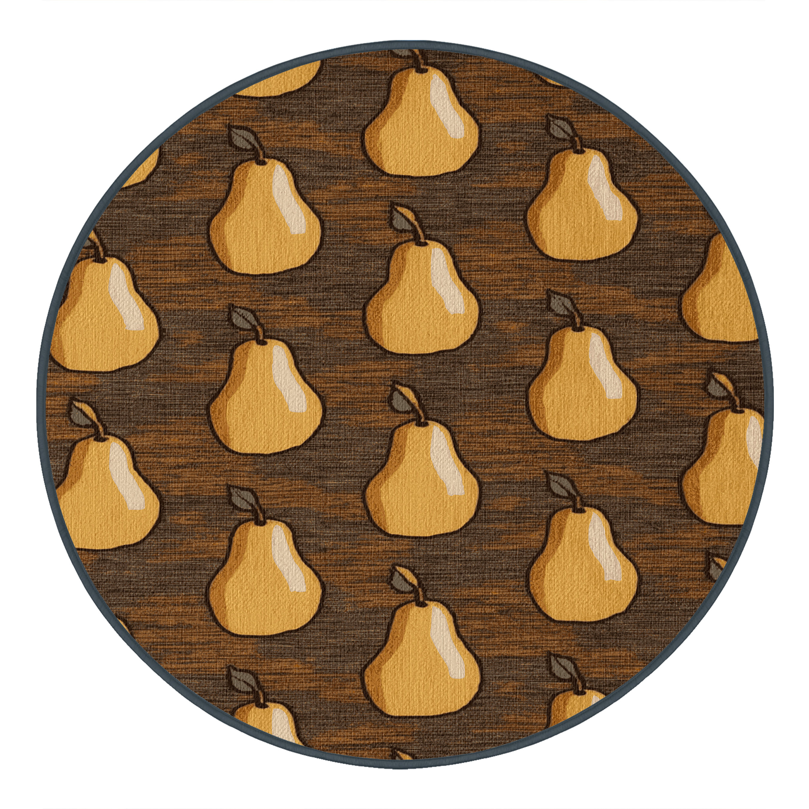 Wildon Home® Washable Poached pears Desserts Area Rug | Wayfair