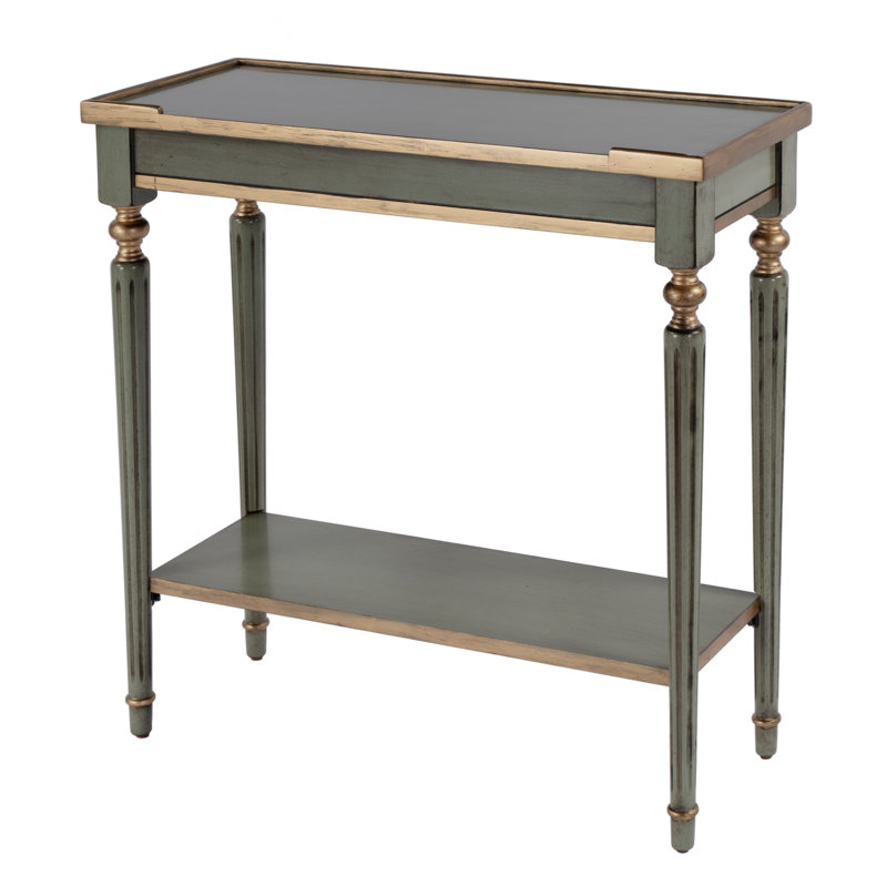 Aubrey Console Table, Pastel Green