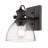 Bales 1 - Light Semi-Flush Mount - Matte Black - Seeded Glass-1282646160-1282646162
