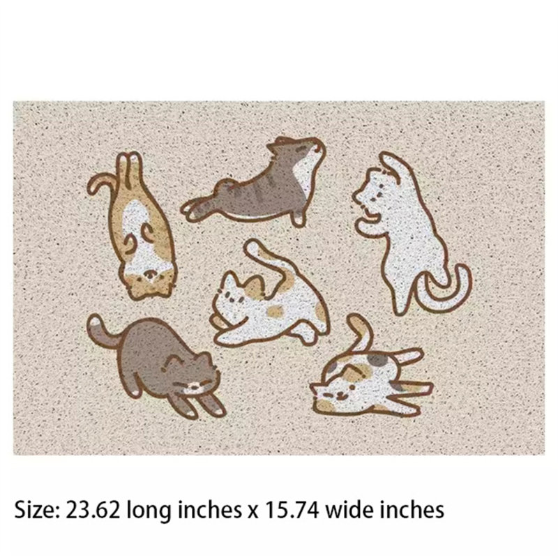 Tapis de litière en plastique, H 0,11 po x l 23,62 po x P 15,74 po