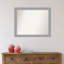 Miroir de salle de bain mural en nickel brossé-719746330