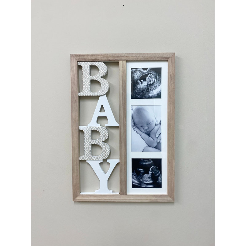 Ezmae Beige Wood Picture Frame
