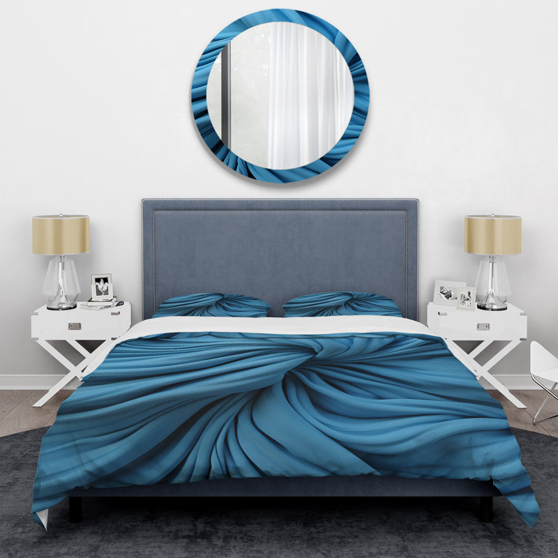 Ensemble de housse de couette Silk Abstract Fractal - Autre abstrait, Housse de couette pour très grand lit