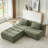 3 Seater Compressed Of Chenille, No Assembly, Space - Saving For Living Areas, Comfortable, Versatile 1 Seat Configurations, Sponge And Pocket Spring Design Oversized With Cozy Spaces, Soft, Options,-1079546284