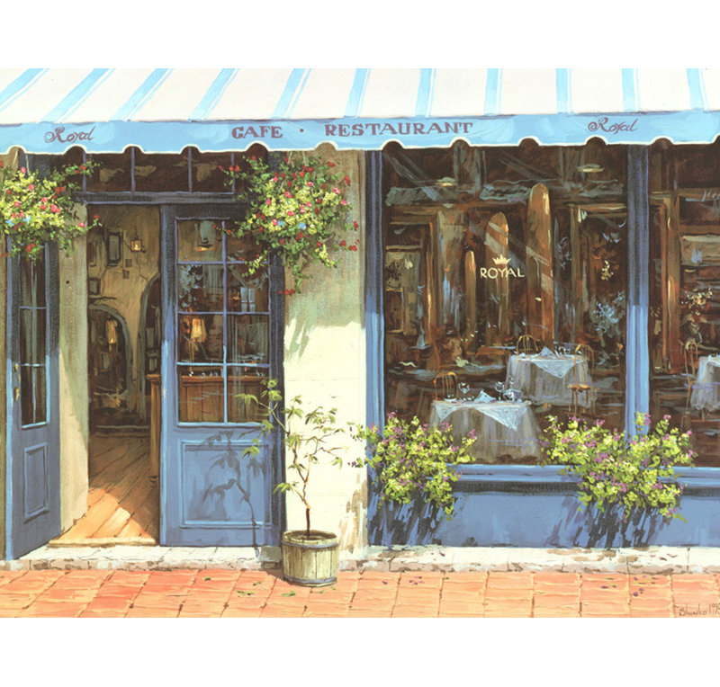 Café de Paris, H 18 po x l 24 po