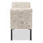 Linen Upholstered Storage Bench