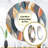 Retro AbstractáLeaves III - Geometric Decorative Mirror, Modern Round Wall Mirror, Printed Metal Art-97183798