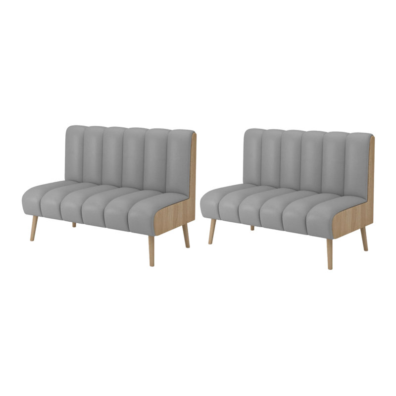 Bancs de restaurant Nordic Simple Cafe, Gris