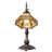 20" High Peaches Bridge Arm Table Lamp