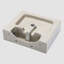 Lavabo de salle de bain rectangulaire en céramique avec trop-plein 16,3 po Go Peak Track