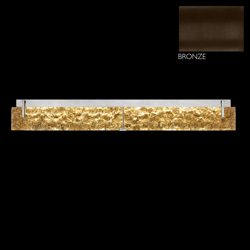 Barre de salle de bain Terra, Feuille d'or, Bronze