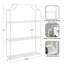 Turgut 4-Tiered Metal Accent Shelf-1174927448