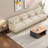 Spacious 131.5in Chenille Sectionals, Modern Tassel Sofa For Home