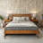 Ashlie Queen Size Solid Wood Bed-351945627
