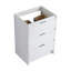 Armoire de salle de bain autoportante 24 po, 3 tiroirs à fermeture douce, (KD-Packing) (meuble-lavabo seulement)