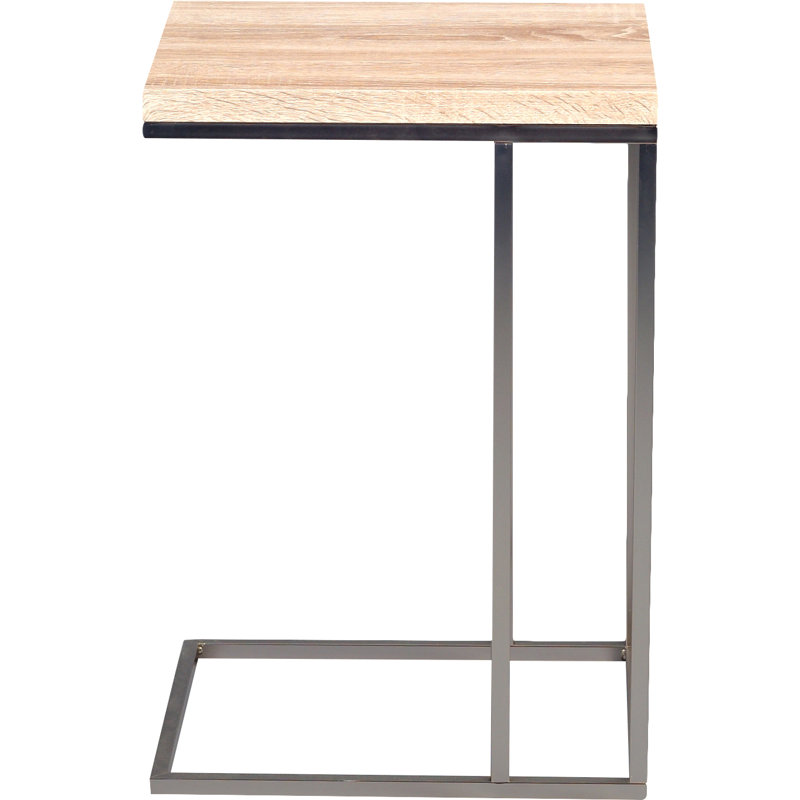 Devera Side Table, Metal with stainless steel effect