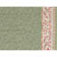 Hand-Knotted High-Quality Green and Ivory Area Rug