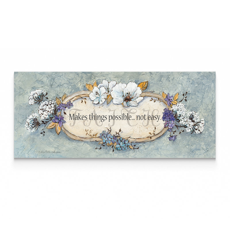 Impression sur toile tendue, H 20 po x l 50 po x P 1,5 po