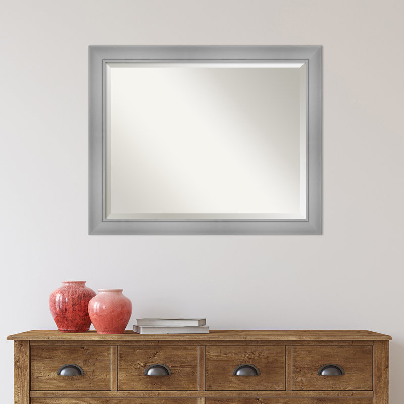 Miroir de salle de bain Kellison, Argent, 25,88 po x 31,88 po
