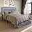 Gouker Corduroy Tufted Upholstered Storage Platform Bed-1922448077-1922448075