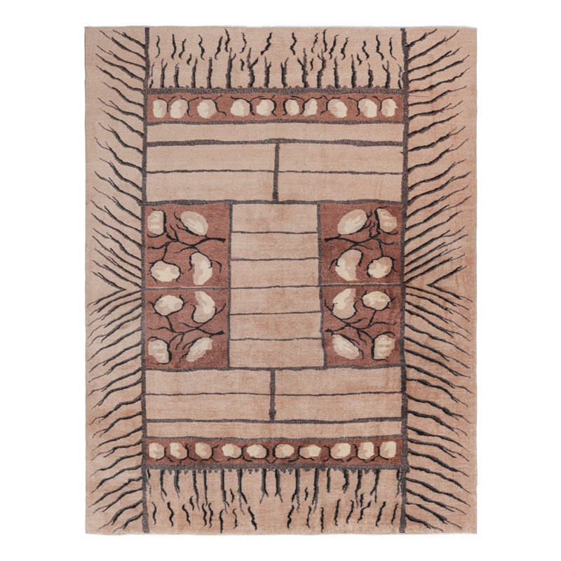 One-of-a-Kind 7’x9’3” Hand Knotted Area Rug