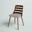 Chaise d'appoint à dossier en échelle Huitt-1060745112