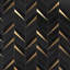 Love Lane 13.3 in. x 10.82 in. Polished Marble and Brass Wall Mosaic Tile (0.99 Sq. Ft. / Each)-61091930