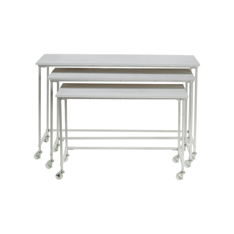 Ensemble de 3 consoles Tena, Blanc