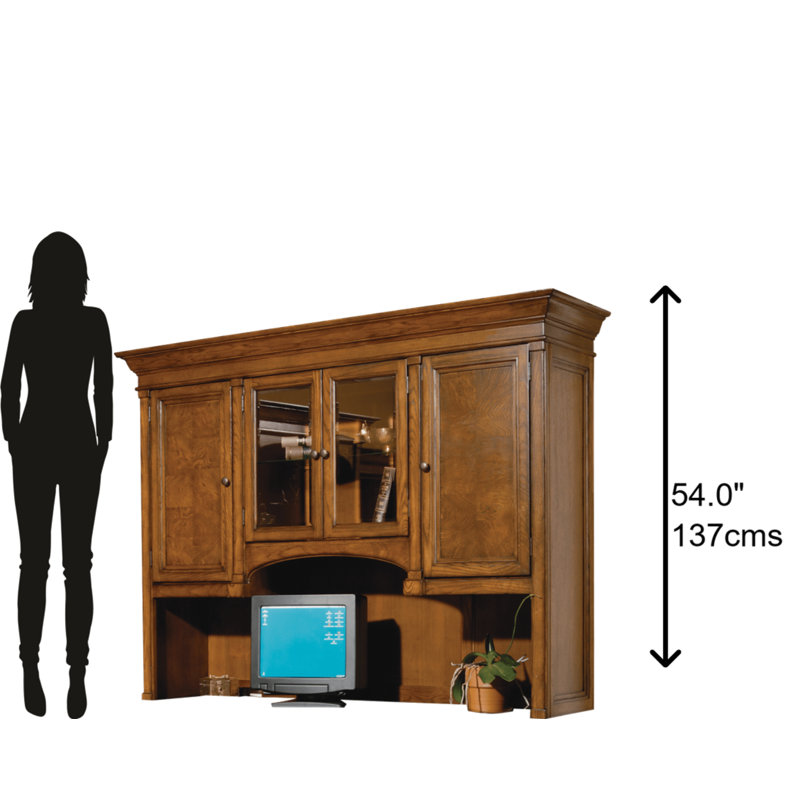 Shultz 54" H x 75.5" W Desk Hutch