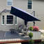 Grand parasol carré en porte-à-faux 10 pi avec base et rotation à 60 degrés-67120625