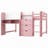 Bed with Built-in Desk,Storage Cabinets and Open Bookcase-994948622