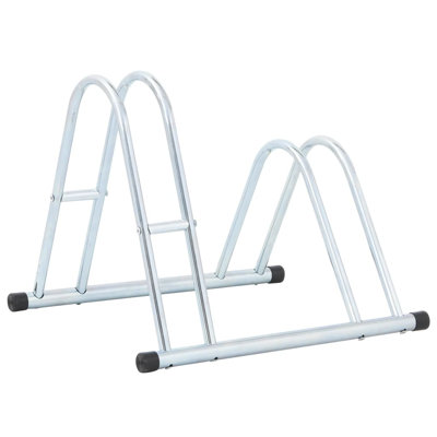 Galvanized Steel Anchored Bike Rack